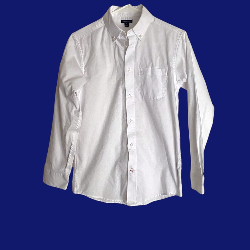 Tommy Hilfiger white button down dress shirt